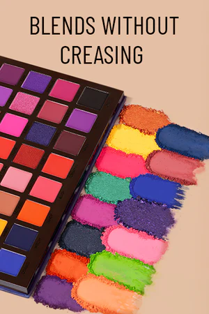 PAC VIBE Shadow X40 Eyeshadow Palette (1.2gm) – Season 1 | 40 Highly Pigmented Shades
